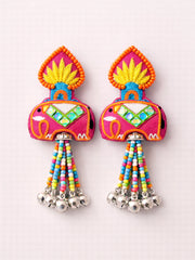 Ladoo Peela Gaj Earring