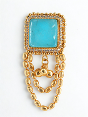 Gau Turquoise Studs Earrings