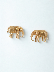 Gilded Haathi Studs