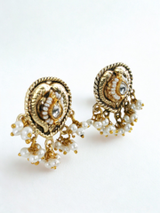 Gilded Fish Stud Earrings