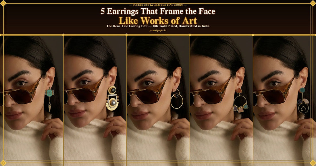 5 Earrings That Frame the Face Like Works of Art