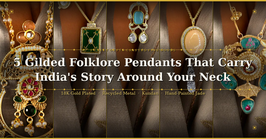 5 Gilded Folklore Pendants That Carry India's Story Around Your Neck