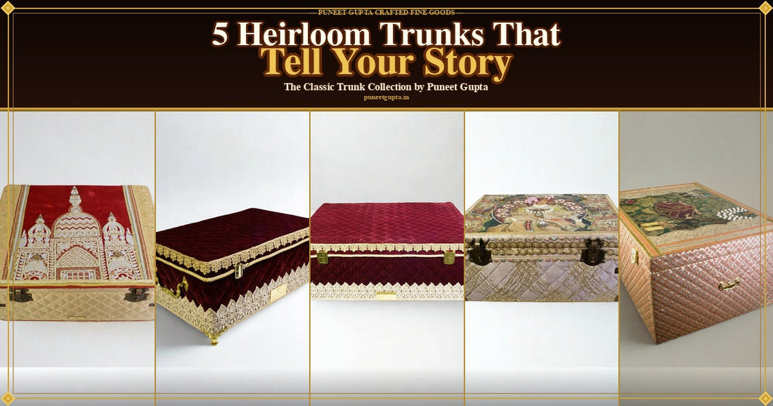 5 Heirloom Trunks That Tell Your Story — The Classic Trunk Collection by Puneet Gupta