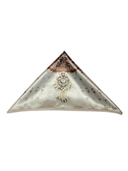 Ivory Jewel Opulence Pocket Square