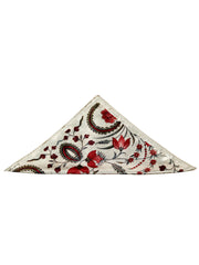 Crimson Heritage Bloom Pocket Square