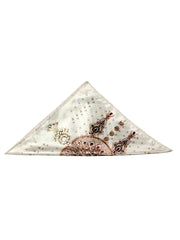 Ivory Jewel Opulence Pocket Square