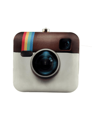 Vintage Instagram Clutch