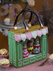 Patisserie Green Beads Minaudière
