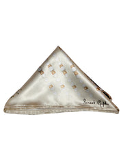 Ivory Jewel Opulence Pocket Square
