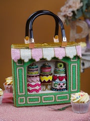 Patisserie Green Beads Minaudière
