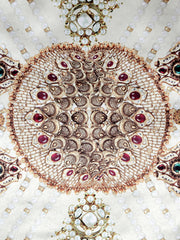 Ivory Jewel Opulence Pocket Square