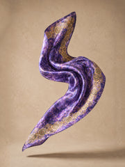 Amethyst Jewel Pocket Square