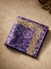 Amethyst Jewel Pocket Square