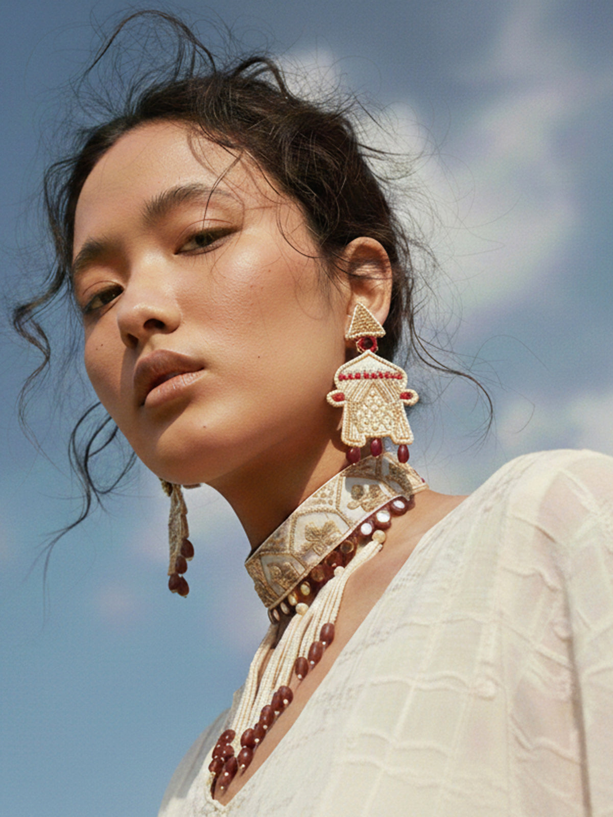 Vanilla Cherry Begum Choker