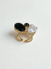 Deco Pearl Ring