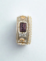 Revival Silver Plated Hand Cuff