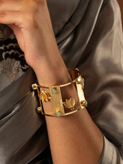 Kamalvasa Gold Plated Handcuff