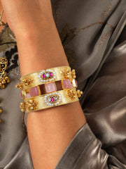 Godavari Kundan Gold Plated Handuff