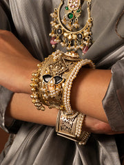 Jaali Aurum Fusion Gold Plated Handcuff