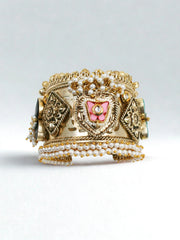 Jaali Aurum Fusion Gold Plated Handcuff