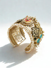 Jaali Aurum Fusion Gold Plated Handcuff