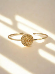 Indus Coin Gold Plated Bangle