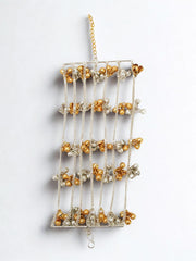 Jhankaar Silver & gold Plated Bracelet