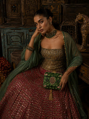 Hastkala Embroidered Clutch