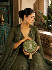 Mughal E Taj Embroidered Clutch