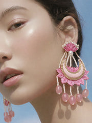 Gulabi Kamal Earring