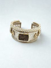 Revival Silver Plated Hand Cuff