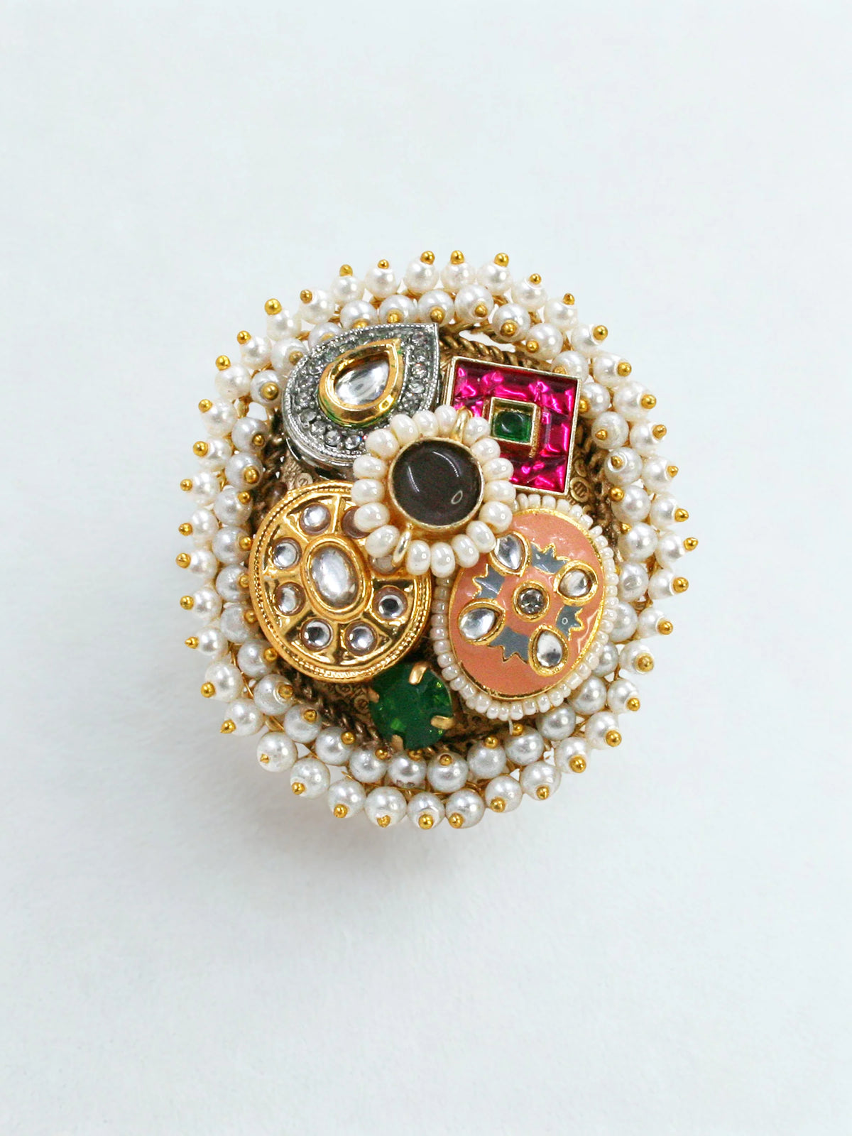 Rangmahal Pink Ring