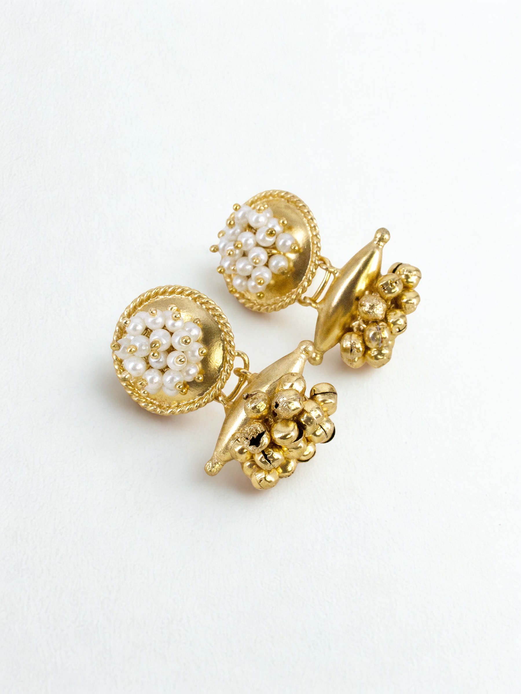 Gilded Amulet Earrings