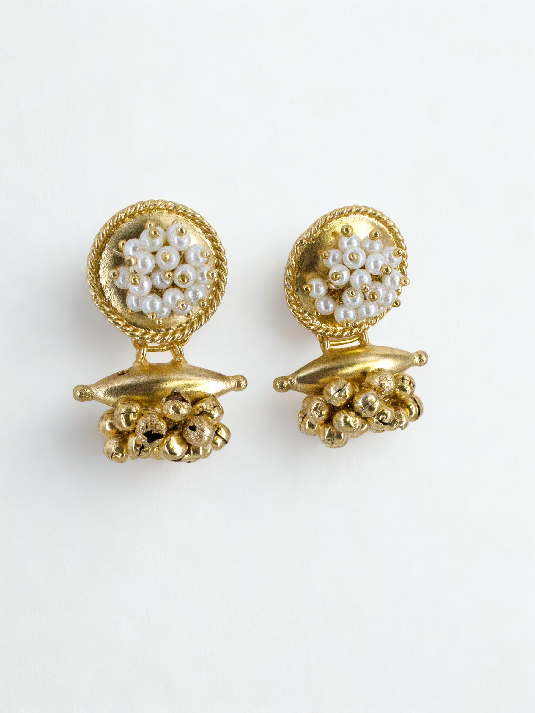 Gilded Amulet Earrings