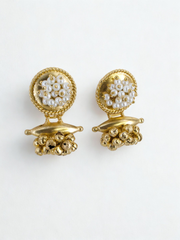 Gilded Amulet Earrings