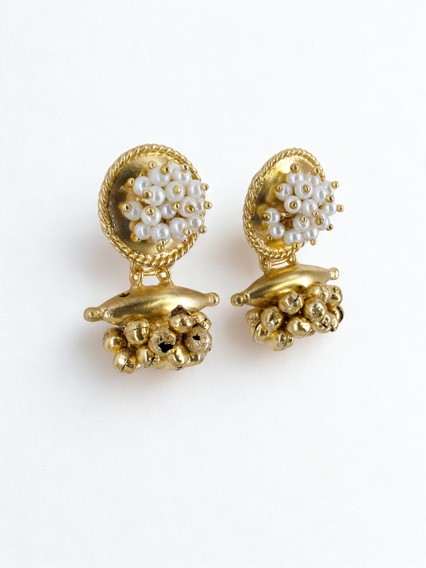 Gilded Amulet Earrings