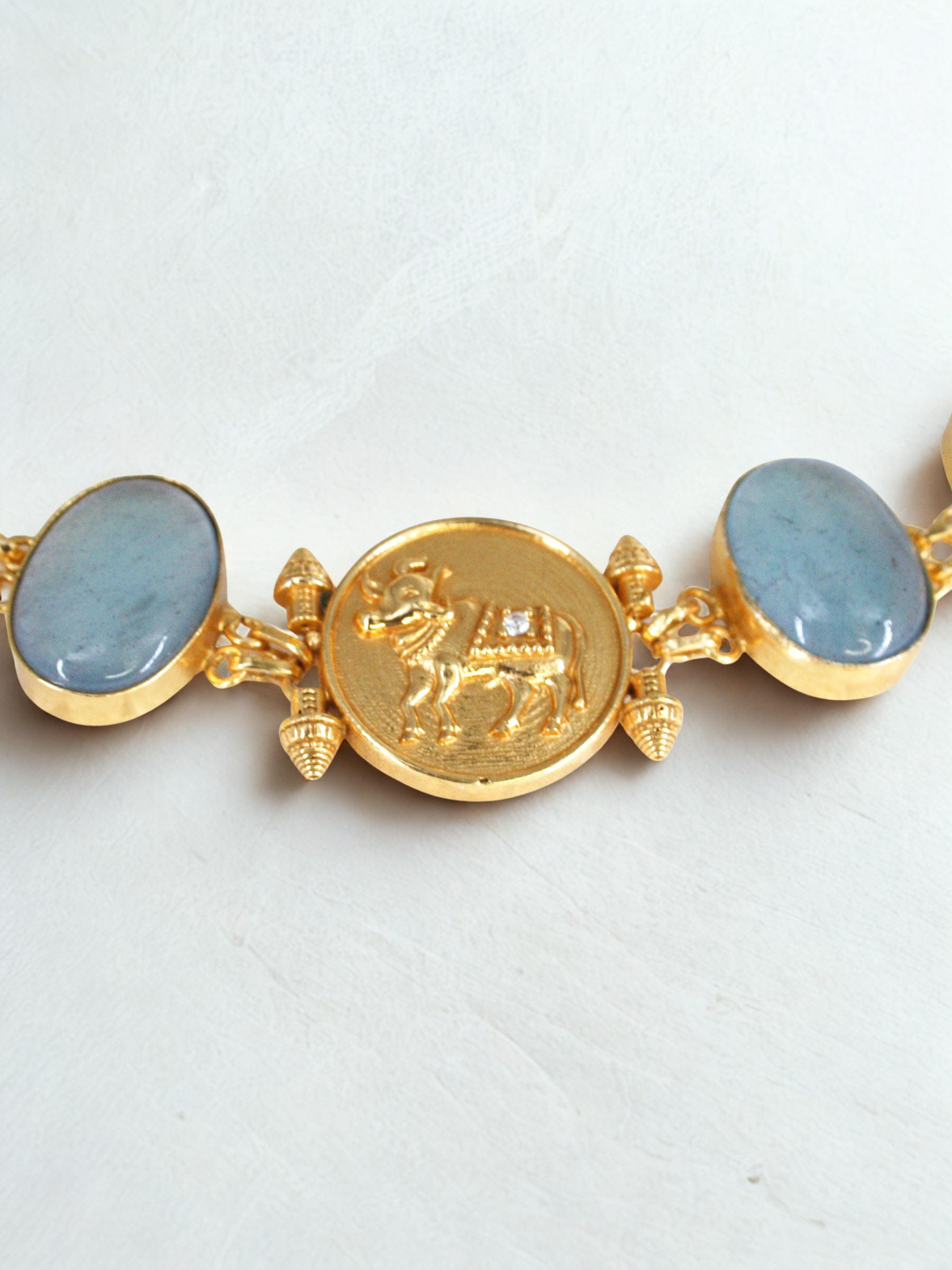 Gau Coin Pendant - Grey