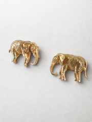 Gilded Haathi  Studs