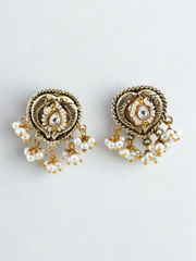 Gilded Fish Stud Earrings