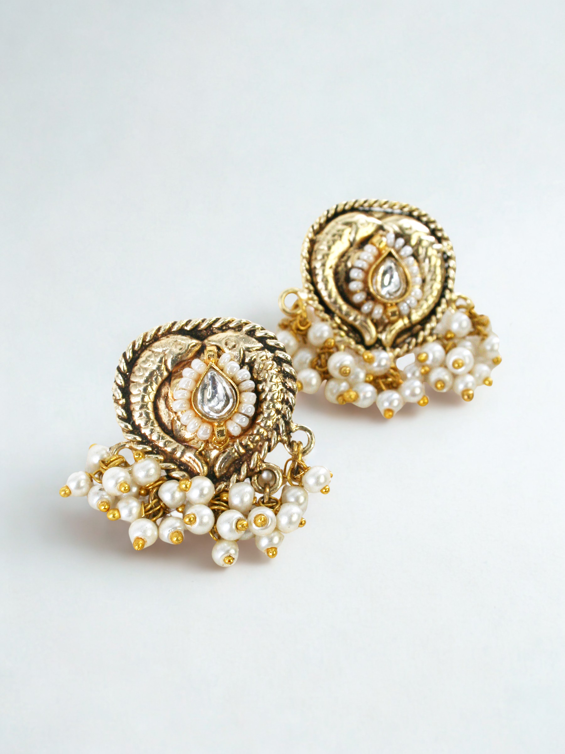 Gilded Fish Stud Earrings