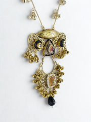 Afsana Chandbali gungroo Necklace