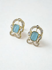 Aqua Gleam Studs