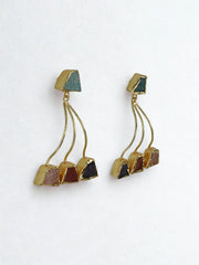 Metorite Chandelier Earrings