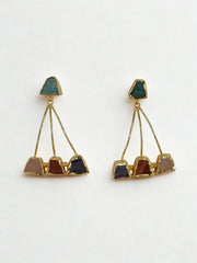 Metorite Chandelier Earrings