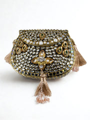 Champagne Noor Jewel Bag