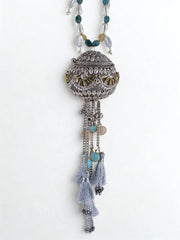 Silver Bindu Orb Potli