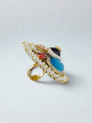 Rangmahal Blue Ring