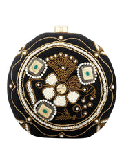 Makta Kari Beaded Embroidered Clutch