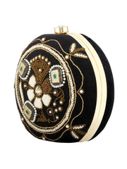 Makta Kari Beaded Embroidered Clutch