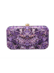Amethyst Jewel Clasp Clutch